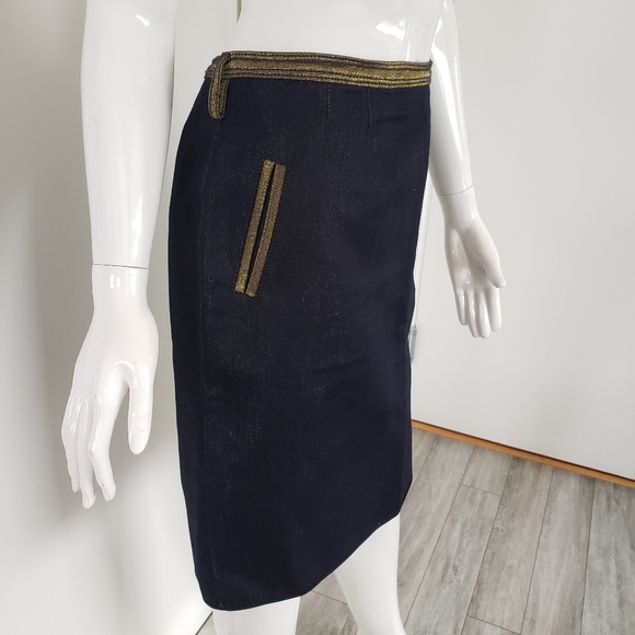 GAULTIER2 DENIM SKIRT - Picture 3 of 12